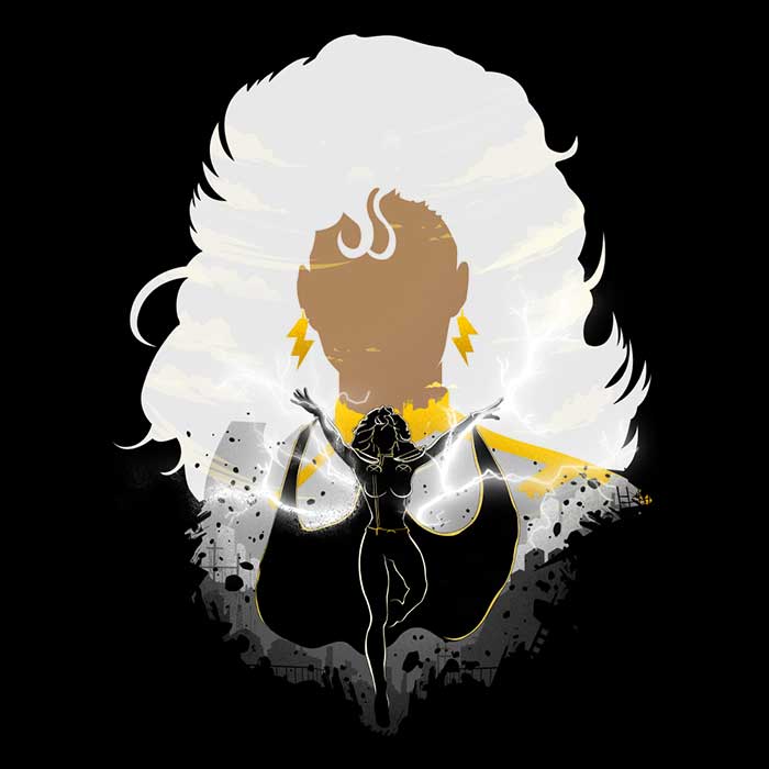 Lightning Landscape Women's Apparel - Adult & Kids T-Shirts, Sweatshirts & Hoodies apparel design preview 2
