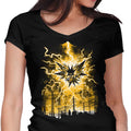 Lightning Storm Women's V-Neck - Adult & Kids T-Shirts, Sweatshirts & Hoodies apparel design preview 1