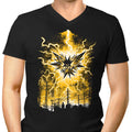 Lightning Storm Men's V-Neck - Adult & Kids T-Shirts, Sweatshirts & Hoodies apparel design preview 1
