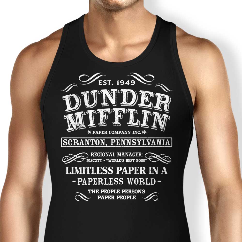 Limitless Paper Tank Top - Adult & Kids T-Shirts, Sweatshirts & Hoodies apparel design preview 1