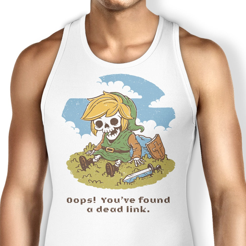 Link is Dead Tank Top - Adult & Kids T-Shirts, Sweatshirts & Hoodies apparel design preview 1