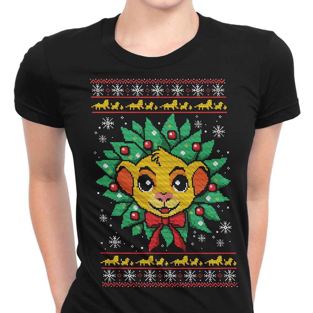 Lion Christmas Women's Apparel - Adult & Kids T-Shirts, Sweatshirts & Hoodies apparel design preview 1