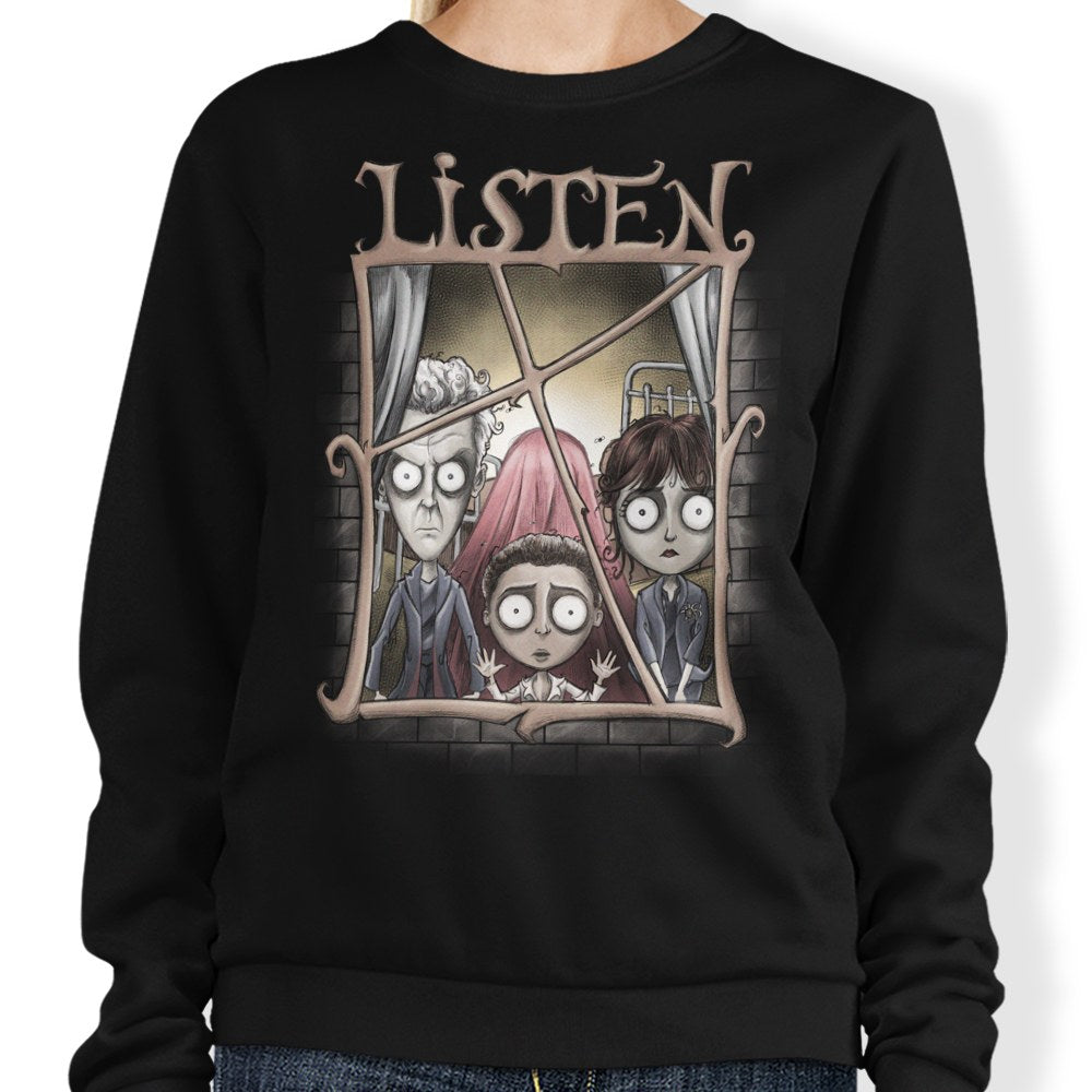Listen - Adult & Kids T-Shirts, Sweatshirts & Hoodies apparel design preview 1