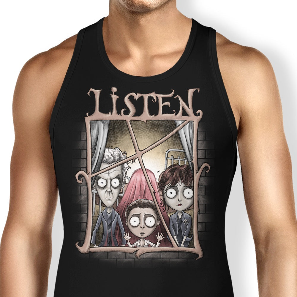 Listen Tank Top - Adult & Kids T-Shirts, Sweatshirts & Hoodies apparel design preview 1