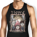 Listen Tank Top - Adult & Kids T-Shirts, Sweatshirts & Hoodies apparel design preview 1
