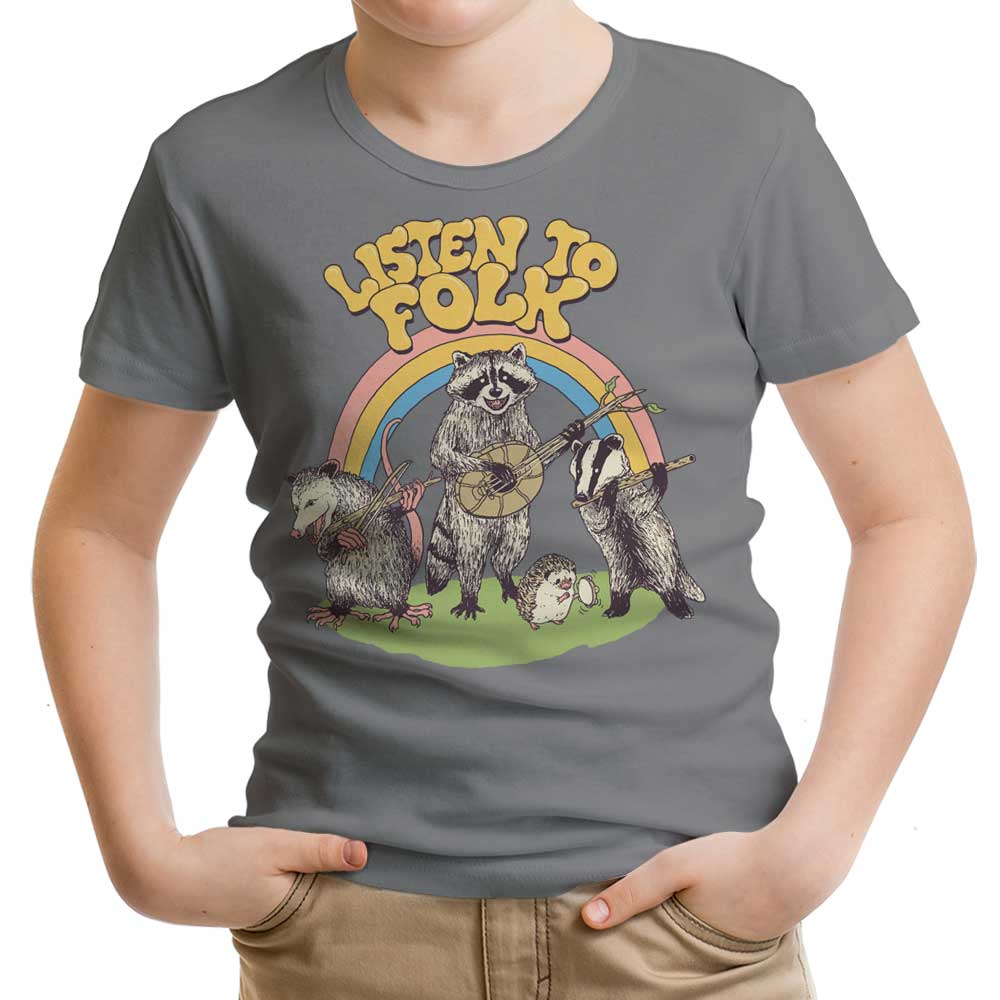 Listen to Folk Youth Apparel - Adult & Kids T-Shirts, Sweatshirts & Hoodies apparel design preview 1