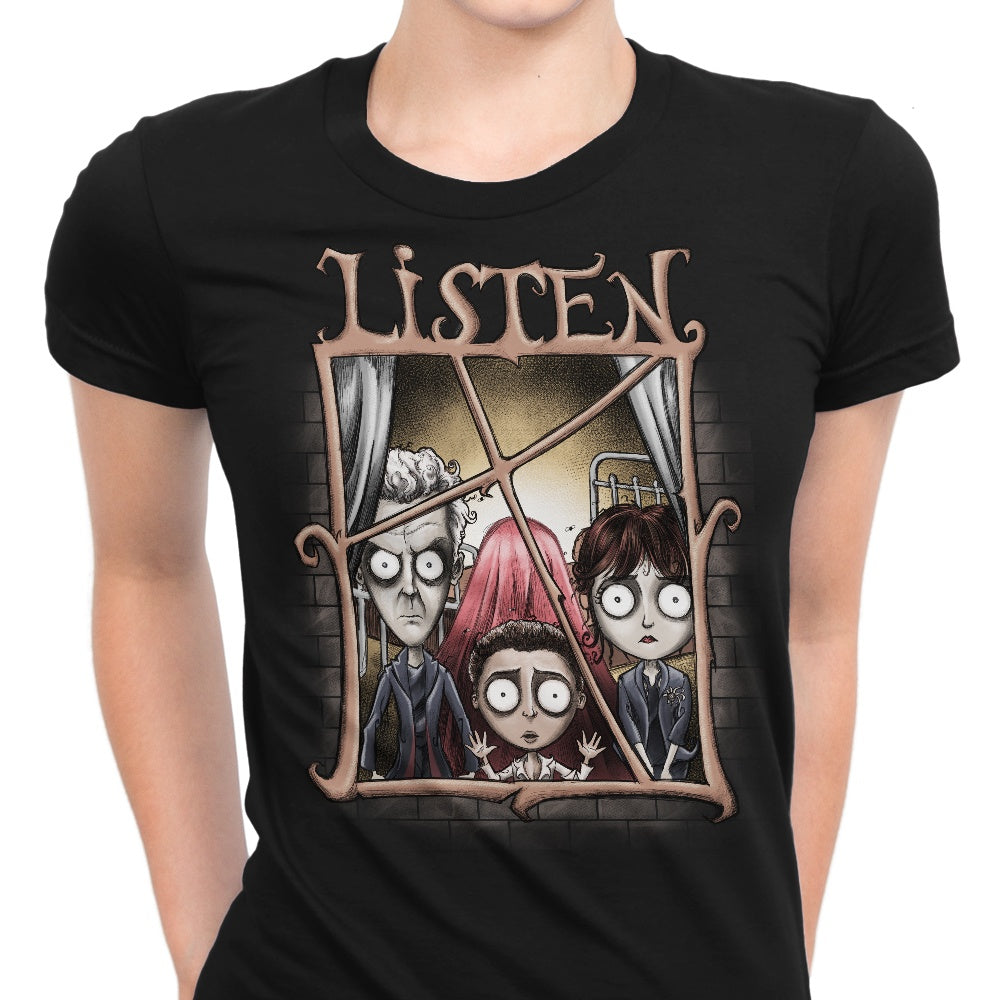 Listen Women's Apparel - Adult & Kids T-Shirts, Sweatshirts & Hoodies apparel design preview 1
