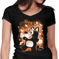 Little Sister Dog Women's V-Neck - Adult & Kids T-Shirts, Sweatshirts & Hoodies apparel design preview 1