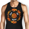 Live Die Reroll Tank Top - Adult & Kids T-Shirts, Sweatshirts & Hoodies apparel design preview 1