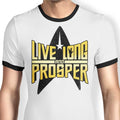 Live Long Ringer - Adult & Kids T-Shirts, Sweatshirts & Hoodies apparel design preview 1