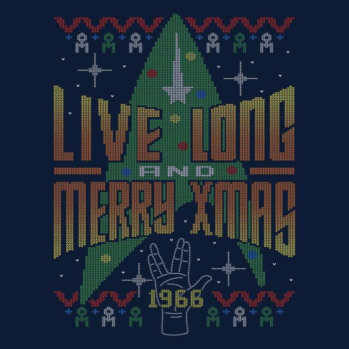 Live Long Ugly Sweater Men's Apparel - Adult & Kids T-Shirts, Sweatshirts & Hoodies apparel design preview 2