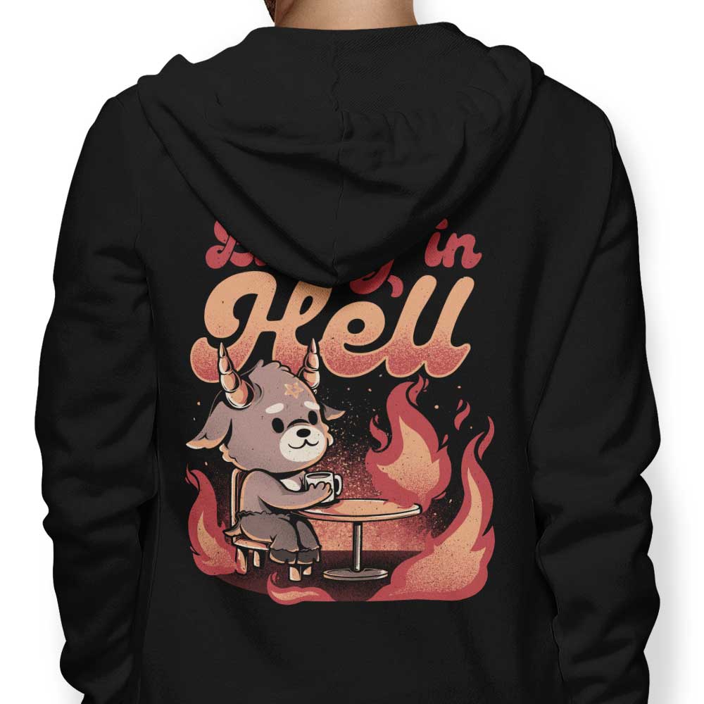 Living in Hell - Adult & Kids T-Shirts, Sweatshirts & Hoodies apparel design preview 1