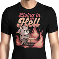 Living in Hell Men's Apparel - Adult & Kids T-Shirts, Sweatshirts & Hoodies apparel design preview 1