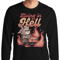 Living in Hell - Adult & Kids T-Shirts, Sweatshirts & Hoodies apparel design preview 1