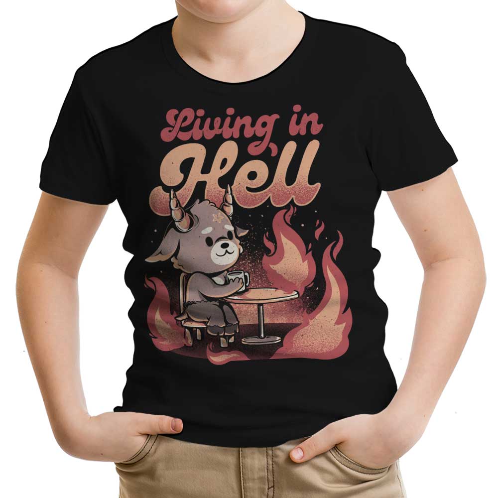 Living in Hell Youth Apparel - Adult & Kids T-Shirts, Sweatshirts & Hoodies apparel design preview 1