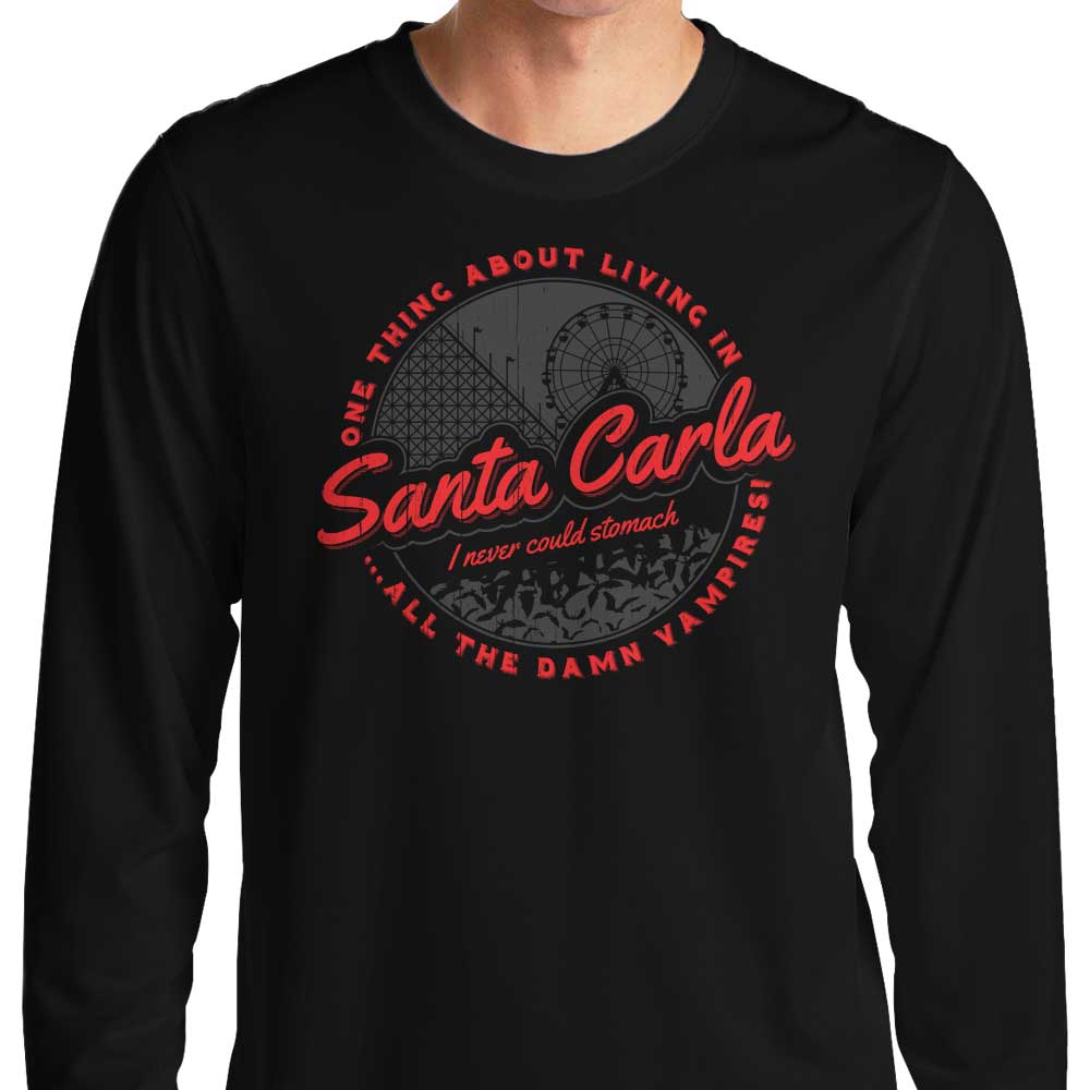 Living in Santa Carla - Adult & Kids T-Shirts, Sweatshirts & Hoodies apparel design preview 1