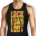 Lock Load Loot Tank Top - Adult & Kids T-Shirts, Sweatshirts & Hoodies apparel design preview 1