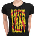 Lock Load Loot Women's Apparel - Adult & Kids T-Shirts, Sweatshirts & Hoodies apparel design preview 1