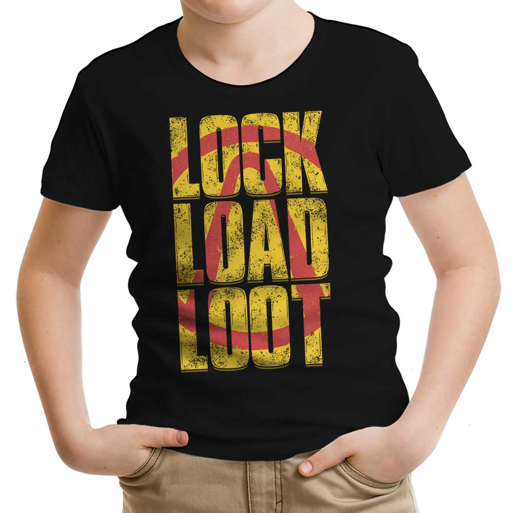 Lock Load Loot Youth Apparel - Adult & Kids T-Shirts, Sweatshirts & Hoodies apparel design preview 1
