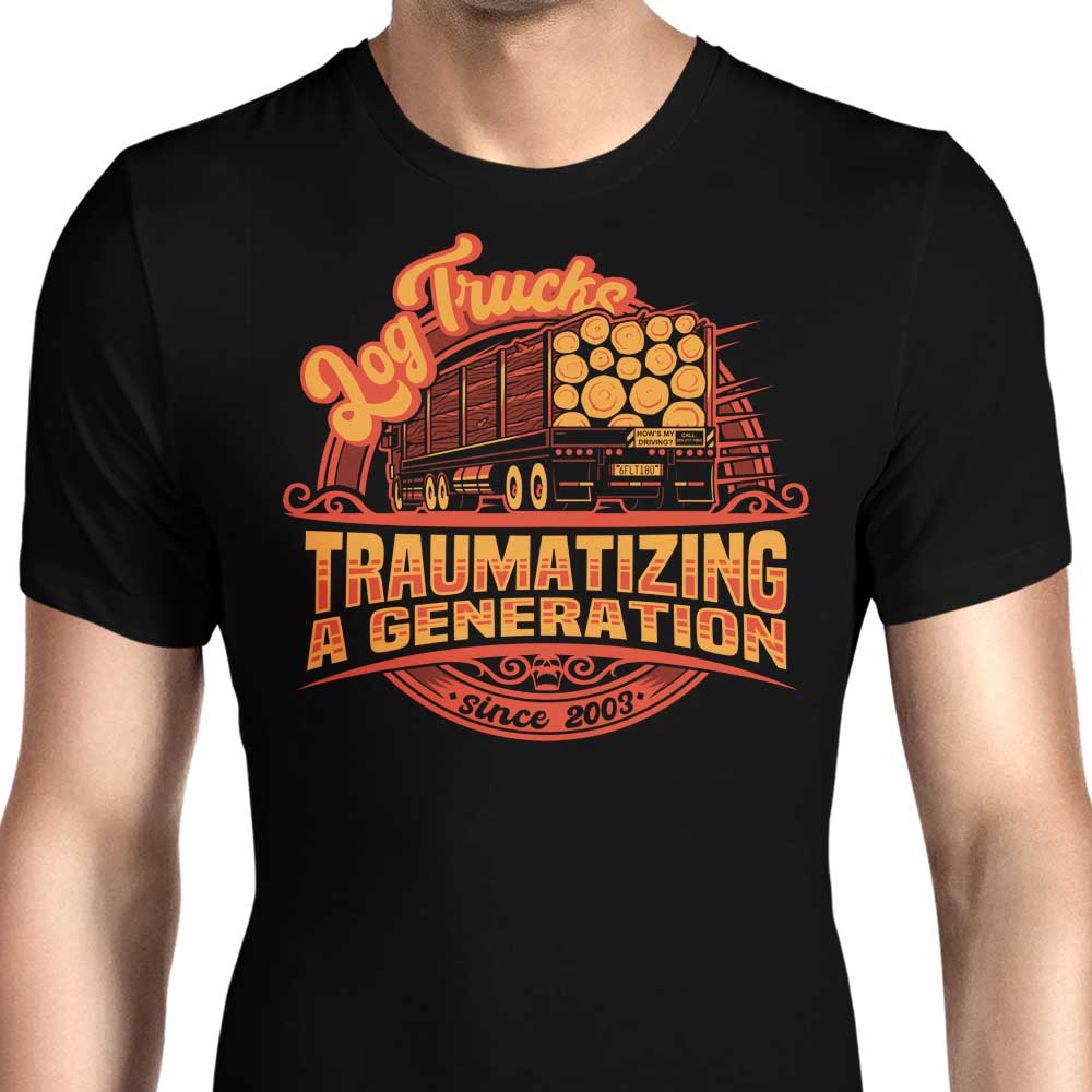 Log Truck Trauma Men's Apparel - Adult & Kids T-Shirts, Sweatshirts & Hoodies apparel design preview 1