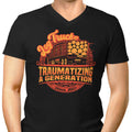 Log Truck Trauma Men's V-Neck - Adult & Kids T-Shirts, Sweatshirts & Hoodies apparel design preview 1