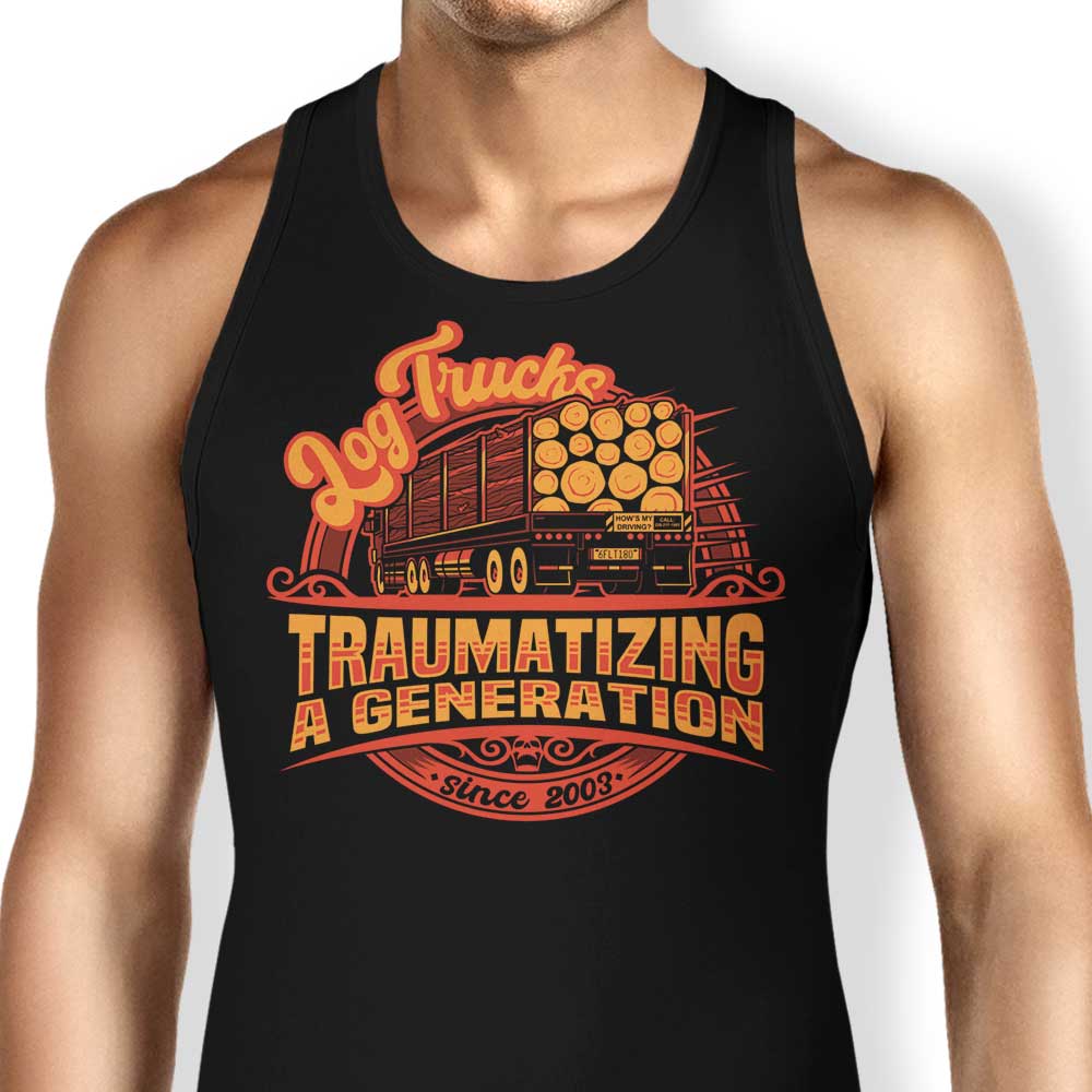 Log Truck Trauma Tank Top - Adult & Kids T-Shirts, Sweatshirts & Hoodies apparel design preview 1