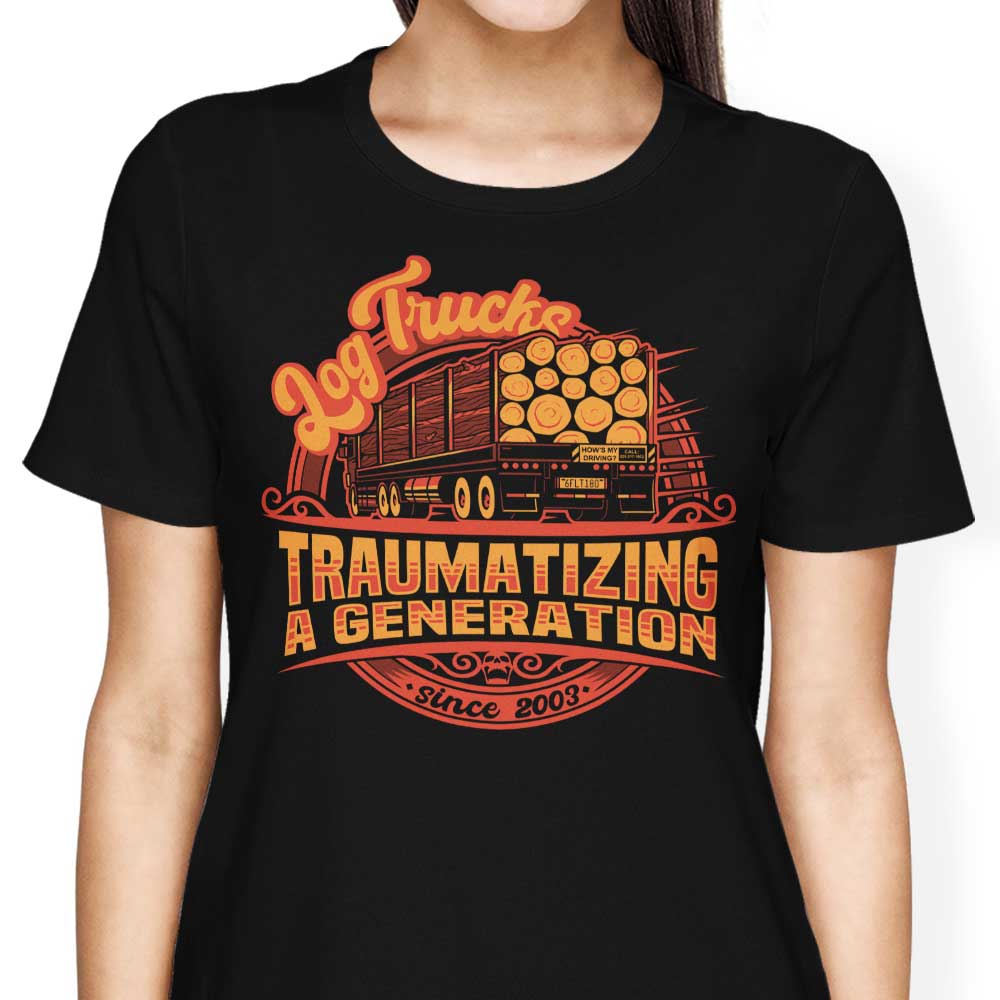 Log Truck Trauma Women's Apparel - Adult & Kids T-Shirts, Sweatshirts & Hoodies apparel design preview 1