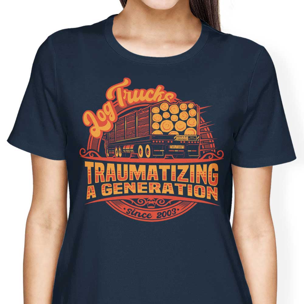 Log Truck Trauma Women's Apparel - Adult & Kids T-Shirts, Sweatshirts & Hoodies apparel design preview 2