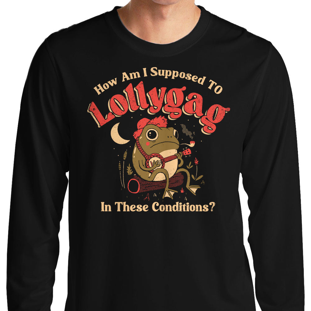 Lollygagging Frog - Adult & Kids T-Shirts, Sweatshirts & Hoodies apparel design preview 1