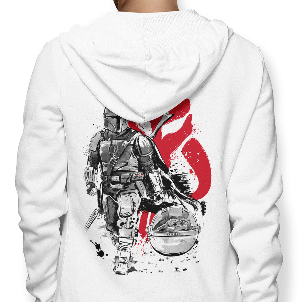 Lone Hunter and Cup - Adult & Kids T-Shirts, Sweatshirts & Hoodies apparel design preview 1