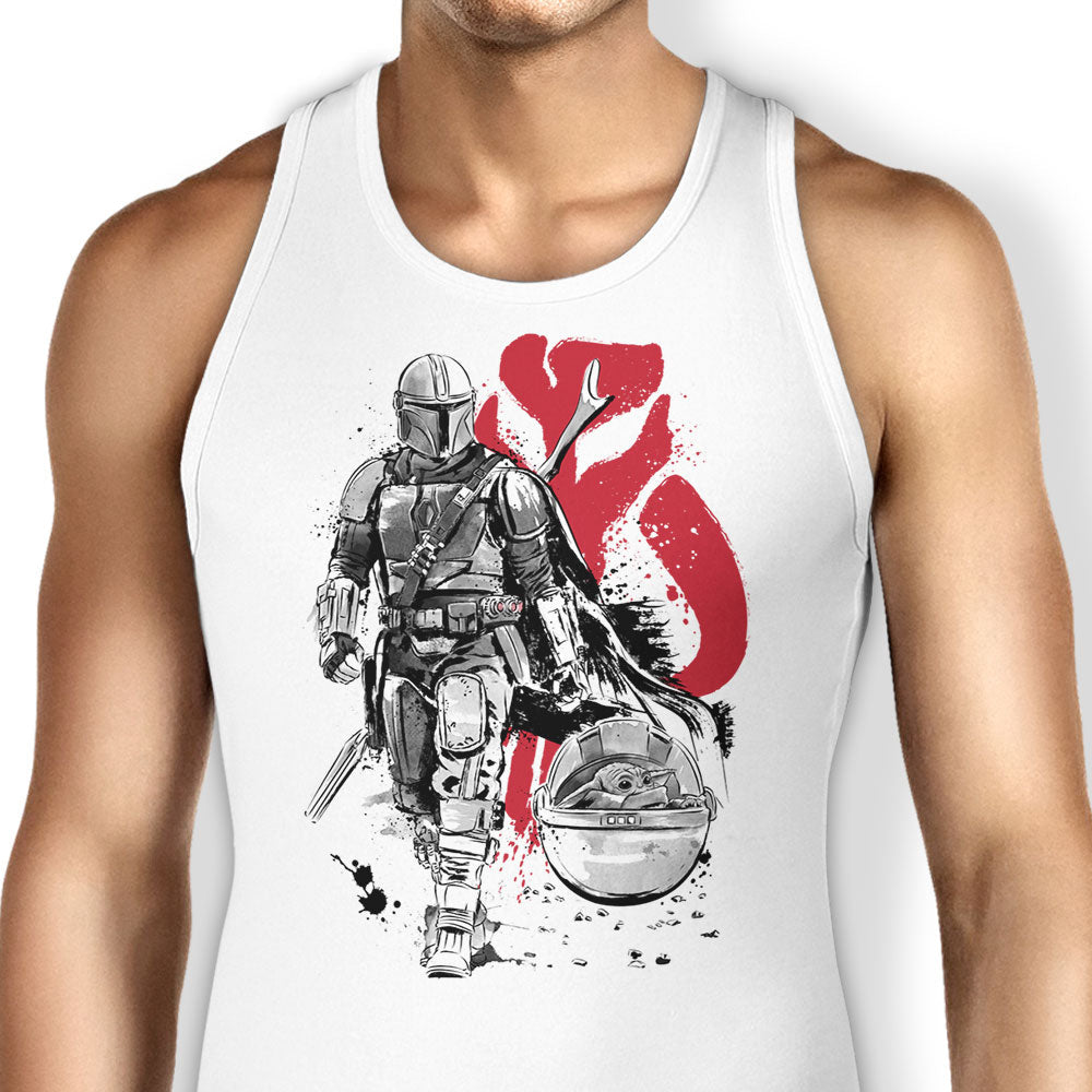 Lone Hunter and Cup Tank Top - Adult & Kids T-Shirts, Sweatshirts & Hoodies apparel design preview 1