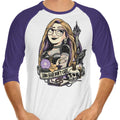 Long Hair, Don't Care 3/4 Sleeve Raglan - Adult & Kids T-Shirts, Sweatshirts & Hoodies apparel design preview 1