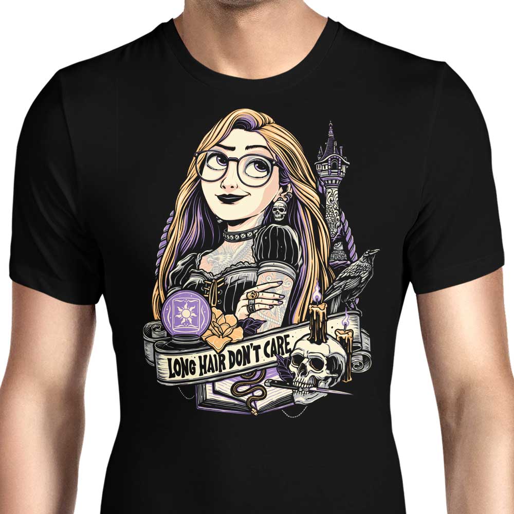 Long Hair, Don't Care Men's Apparel - Adult & Kids T-Shirts, Sweatshirts & Hoodies apparel design preview 1