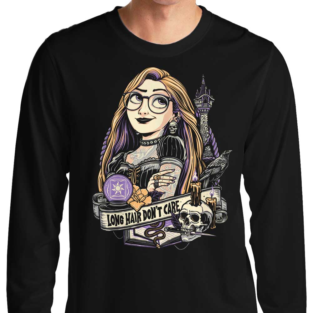 Long Hair, Don't Care - Adult & Kids T-Shirts, Sweatshirts & Hoodies apparel design preview 1