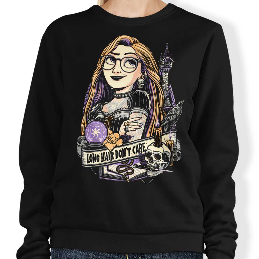 Long Hair, Don't Care - Adult & Kids T-Shirts, Sweatshirts & Hoodies apparel design preview 1