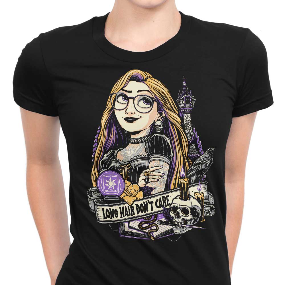 Long Hair, Don't Care Women's Apparel - Adult & Kids T-Shirts, Sweatshirts & Hoodies apparel design preview 1