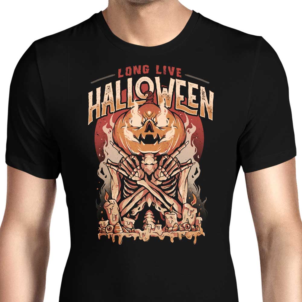 Long Live Halloween Men's Apparel - Adult & Kids T-Shirts, Sweatshirts & Hoodies apparel design preview 1