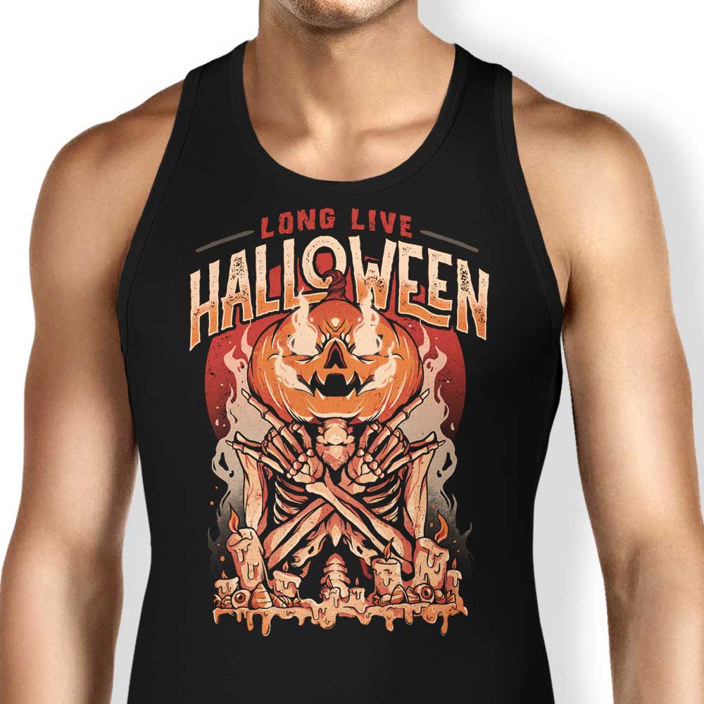 Long Live Halloween Tank Top - Adult & Kids T-Shirts, Sweatshirts & Hoodies apparel design preview 1