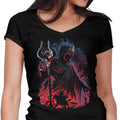 Lord of the Dead Women's V-Neck - Adult & Kids T-Shirts, Sweatshirts & Hoodies apparel design preview 1