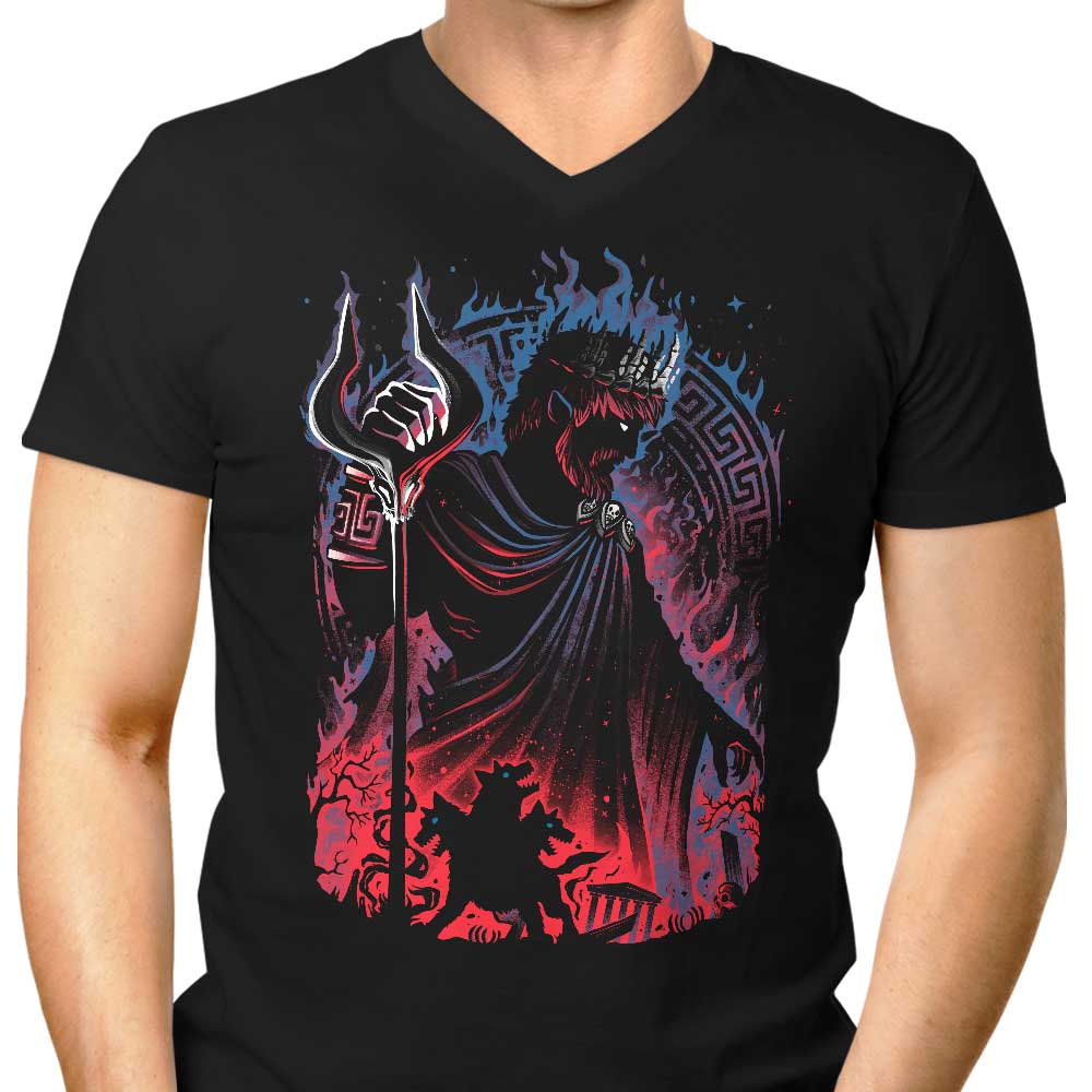 Lord of the Dead Men's V-Neck - Adult & Kids T-Shirts, Sweatshirts & Hoodies apparel design preview 1