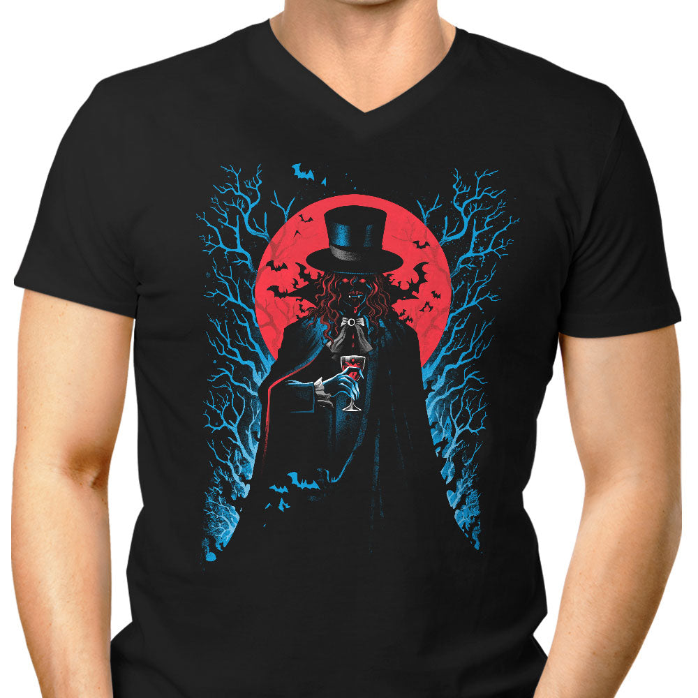 Lord of the Vampires Men's V-Neck - Adult & Kids T-Shirts, Sweatshirts & Hoodies apparel design preview 1