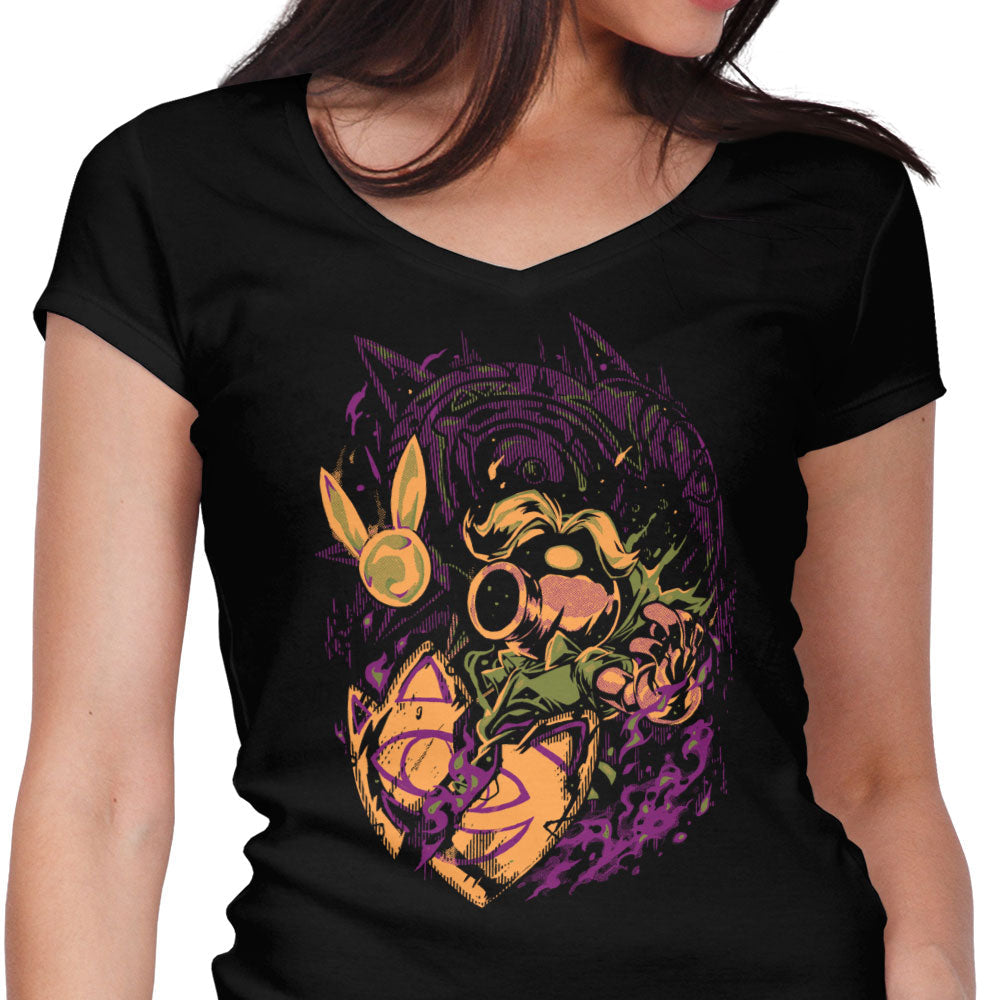 Lost Hero Women's V-Neck - Adult & Kids T-Shirts, Sweatshirts & Hoodies apparel design preview 1