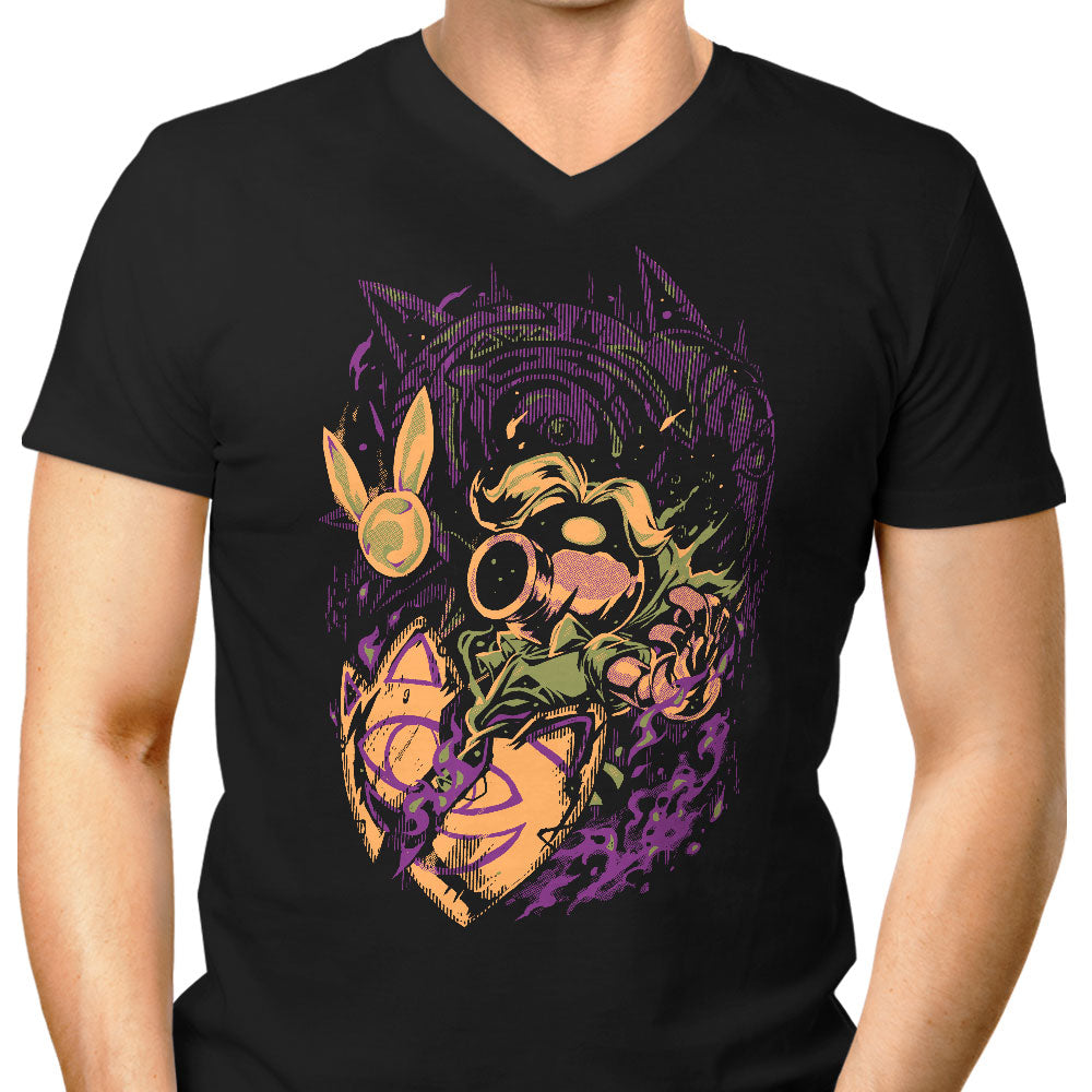 Lost Hero Men's V-Neck - Adult & Kids T-Shirts, Sweatshirts & Hoodies apparel design preview 1