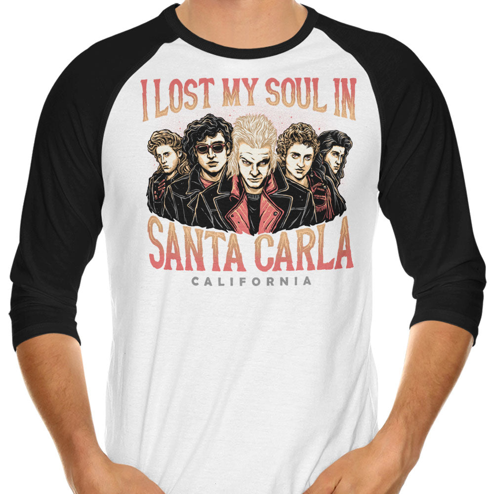 Lost My Soul 3/4 Sleeve Raglan - Adult & Kids T-Shirts, Sweatshirts & Hoodies apparel design preview 1