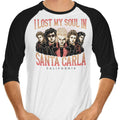 Lost My Soul 3/4 Sleeve Raglan - Adult & Kids T-Shirts, Sweatshirts & Hoodies apparel design preview 1