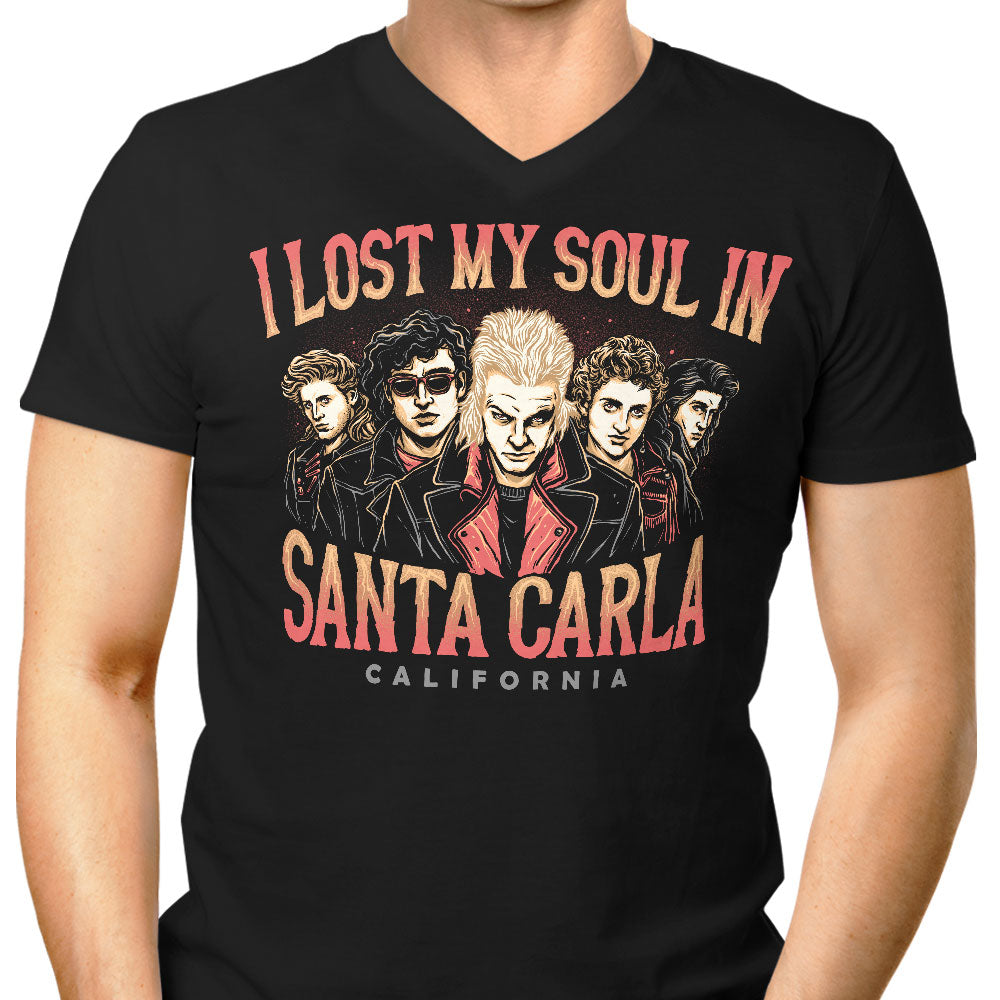 Lost My Soul Men's V-Neck - Adult & Kids T-Shirts, Sweatshirts & Hoodies apparel design preview 1