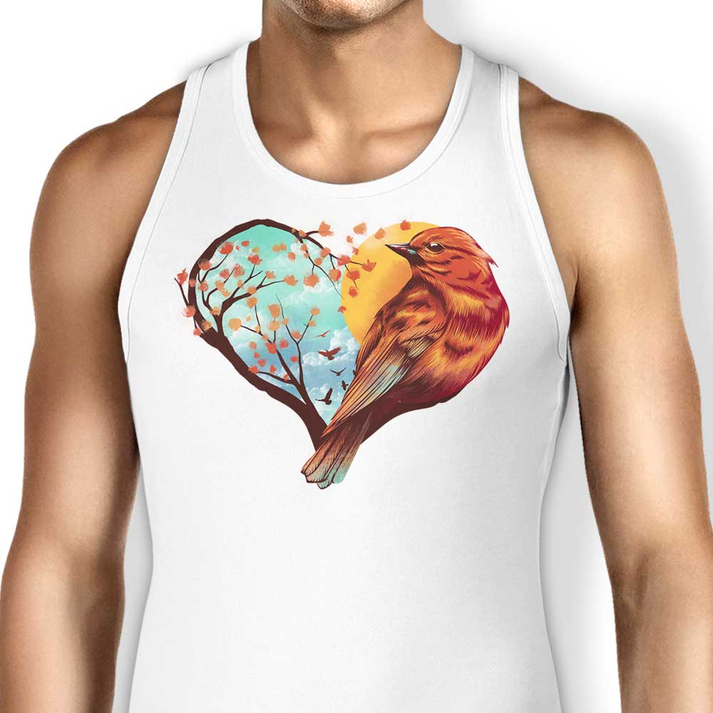 Love Bird Tank Top - Adult & Kids T-Shirts, Sweatshirts & Hoodies apparel design preview 1