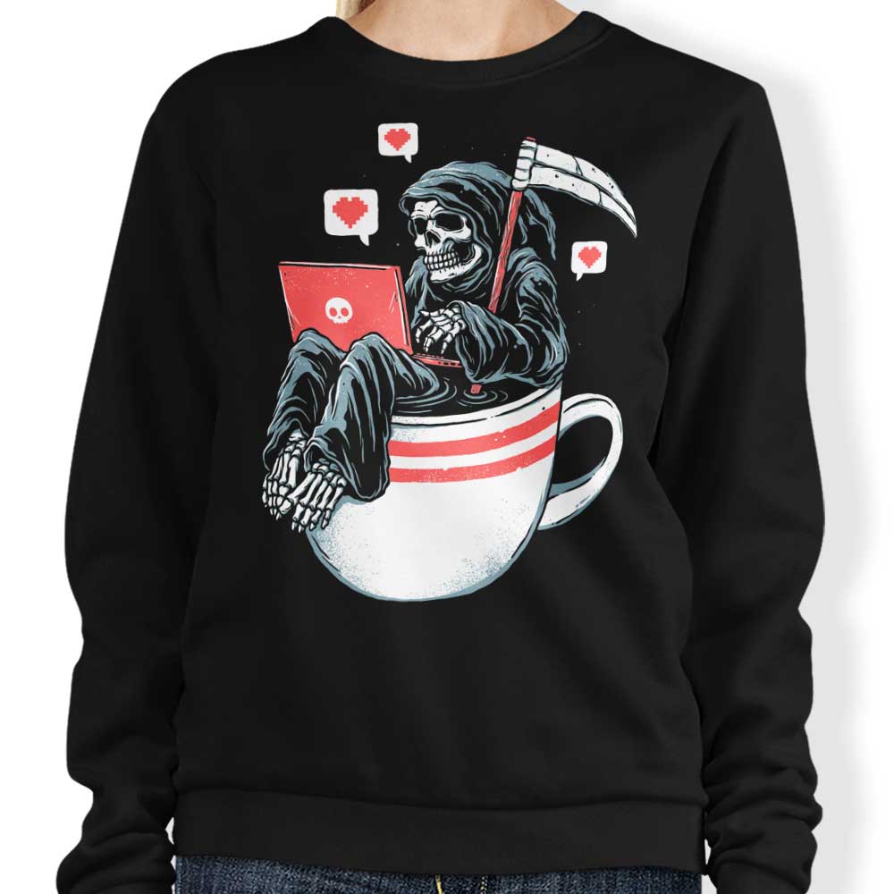 Love Death Coffee - Adult & Kids T-Shirts, Sweatshirts & Hoodies apparel design preview 1