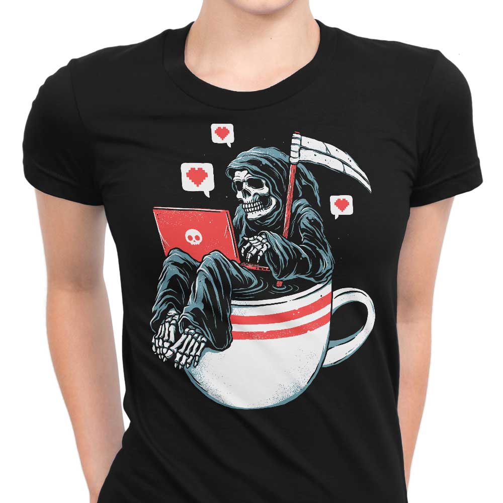 Love Death Coffee Women's Apparel - Adult & Kids T-Shirts, Sweatshirts & Hoodies apparel design preview 1