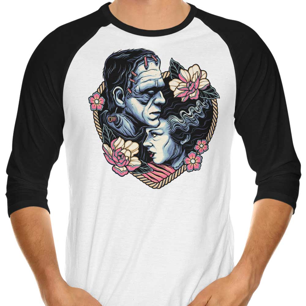 Love Monsters 3/4 Sleeve Raglan - Adult & Kids T-Shirts, Sweatshirts & Hoodies apparel design preview 1